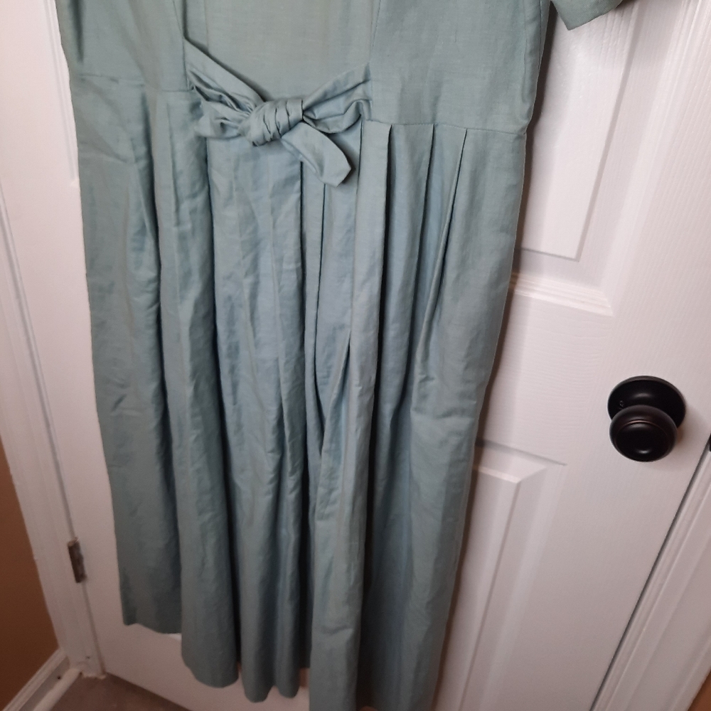 Laura Ashley size 12 vintage blue long dress - Picture 8 of 8